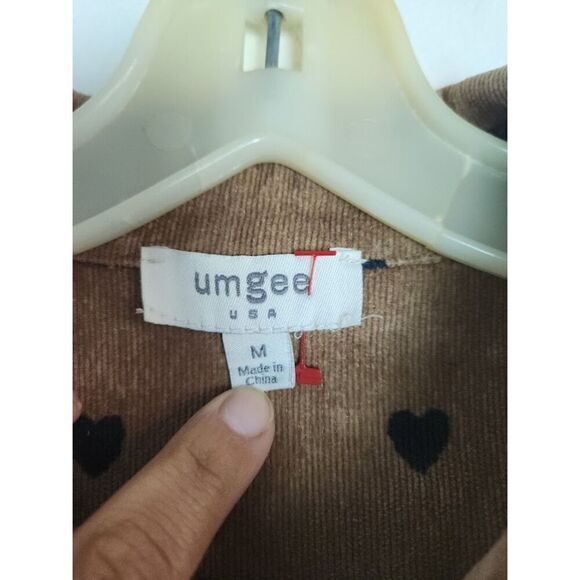 Umgee Brown Corduroy Dress Size Medium EUC - Picture 6 of 9